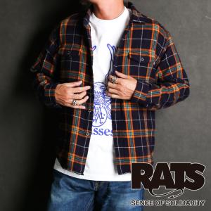RATS（ラッツ） 【RATS/ラッツ】COTTON RAYON CHECK SHIRT / コットン