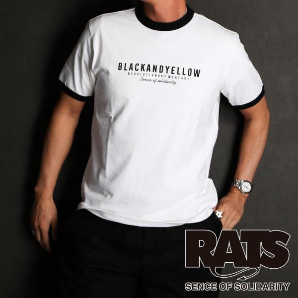 【RATS/ラッツ】TRIM TEE - WHITE / Tシャツ / 24&apos;RTC-0403【メン...