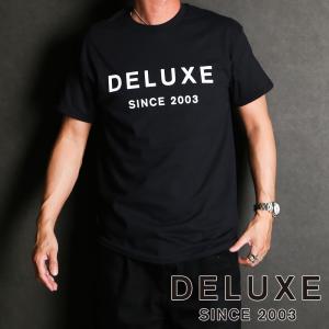 【DELUXE/デラックス】DELUXE LOGO TEE - BLACK / 24SD2639【送料無料】｜central5811