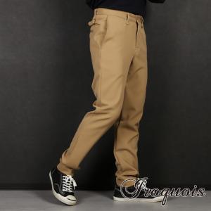 SLIM CHINO STRECH PT / スリムテーパードパンツ / ベージュ / 480103｜central5811