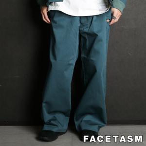 【FACETASM/ファセッタズム】× DICKIES / BELTED BIG HEART PANTS / ワイドパンツ / ABH-PT-M03【メンズ】【送料無料】｜central5811