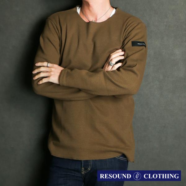 【RESOUND CLOTHING 】 ST COTTON waffle Thermal / カット...