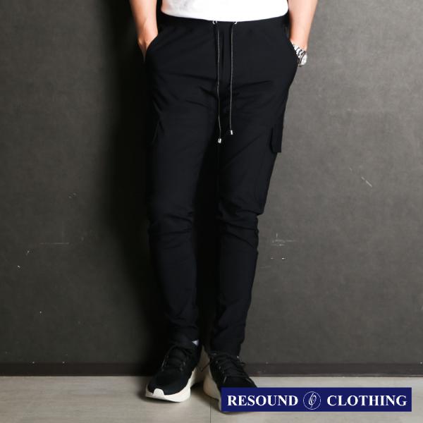 【RESOUND CLOTHING 】 Darrell cargo PT - BLACK / ナイロ...