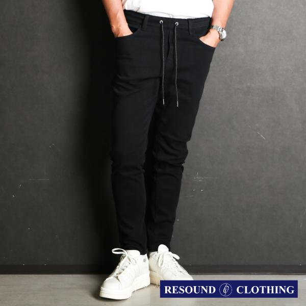 【RESOUND CLOTHING 】MICK DENIM JERSEY - BLACK / ジャー...