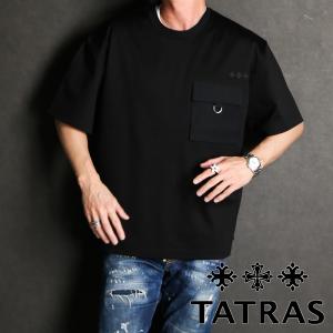 【国内正規品】【TATRAS/タトラス】 VENTO - ヴェント - BLACK / Tシャツ / MTLA24S8008-M【送料無料】｜CENTRAL5811