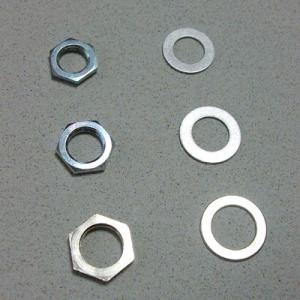 (メール便発送可) Montreux (モントルー) 国産ジャック用ナット、ワッシャー9mm 各1個 (商品番号 : 1379)