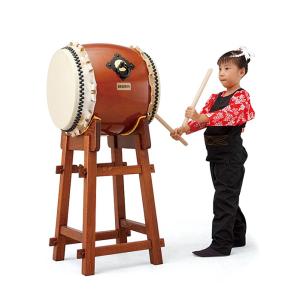 鈴木楽器製作所 長胴太鼓1尺3寸やぐら台(高)セット HS-Y130H 小中学用