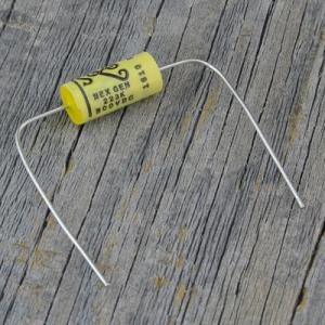 Sozo Capacitors (ソーゾー・キャパシターズ)  Sozo, NextGen Yellow Mustard Vintage 0.022uF 500V (商品番号 : 3764)  コンデンサ｜centralmusicshop