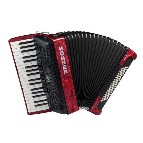 (送料無料) HOHNER ホーナー Bravo III 80 Red(赤) アコーディオン(ピアノ...