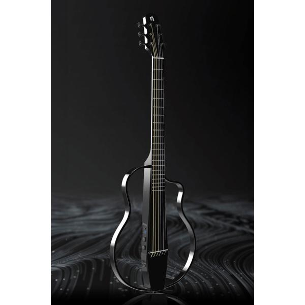 (送料無料)Natasha Guitar ナターシャギター NBSG Steel Model Bla...