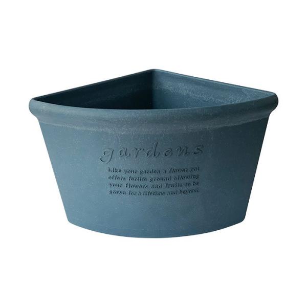 植木鉢 おしゃれ プランター 軽量 コーナーポット 3L ガーデニング 鉢植え 素焼き グレー ネイ...