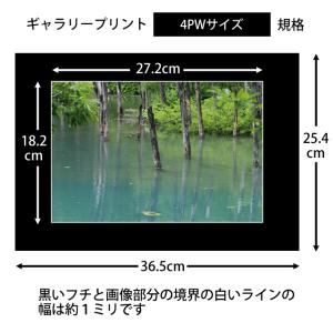 ギャラリープリント 4PWサイズ 高級額縁に入...の詳細画像1