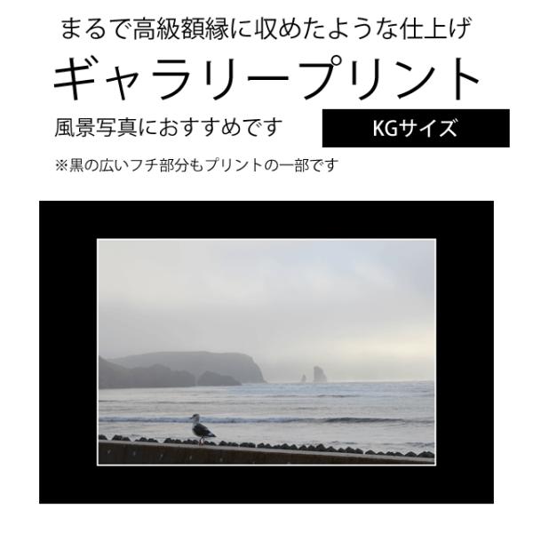 ギャラリープリント KGサイズ 高級額縁に入れたような写真プリント スマホやデジカメから作れます