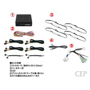スバル用フルカラーLEDフットランプキット【イ...の詳細画像4