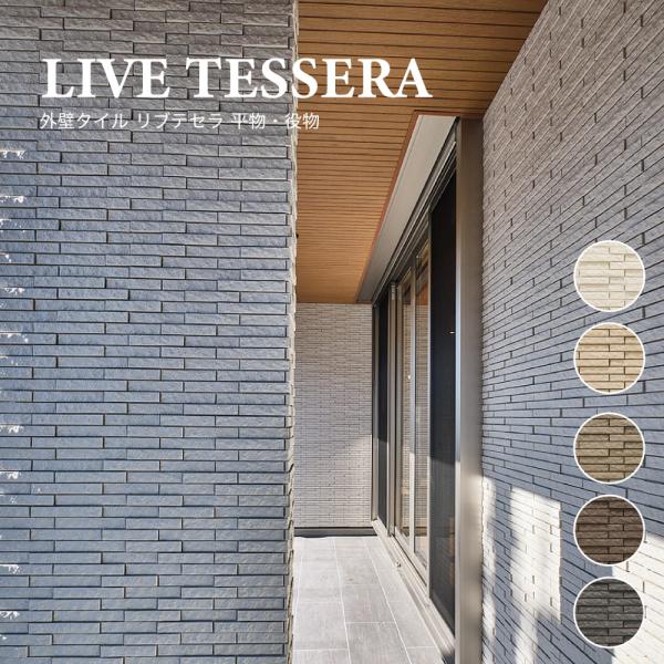 外装 壁タイル ボーダー 割肌 テッセラ モダン おしゃれ 立体 内装 外壁 屋外 門柱 壁用 DI...