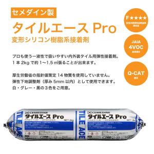 タイル用接着剤 白 グレー 黒 タイル レンガ...の詳細画像1