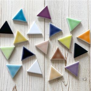 タイル モザイクタイル 三角形 クラフトタイル バラタイル