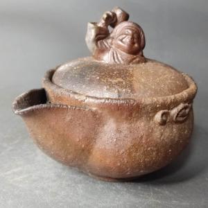 備前焼 急須 豊福寛作 item no.1f157 : ハマダヤ食器店 - 通販 - Yahoo
