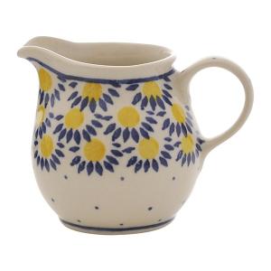 ポーランド食器 セラミカ（ツェラミカ） デイジー ミルクピッチャー(0.2L)｜ポーリッシュポタリー