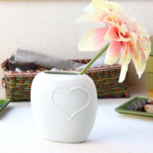 平型花瓶【白い食器 ポーセラーツ おしゃれ 花びん 花器 アウトレット