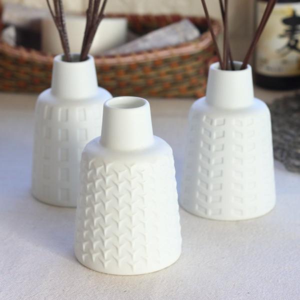 グリーンハウス 花器 日本製 美濃焼 日本製 瀬戸焼 陶器製 花器 花瓶 白 フラワーベース ドライ...