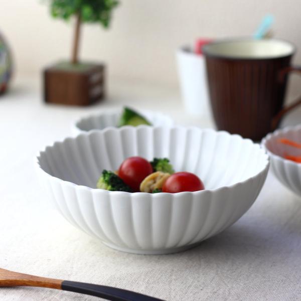 菊花和膳 煮物鉢 17cm 日本製 美濃焼 肉じゃが鉢 煮物鉢 奴鉢 中鉢 大鉢 鉢 うどん鉢 おば...