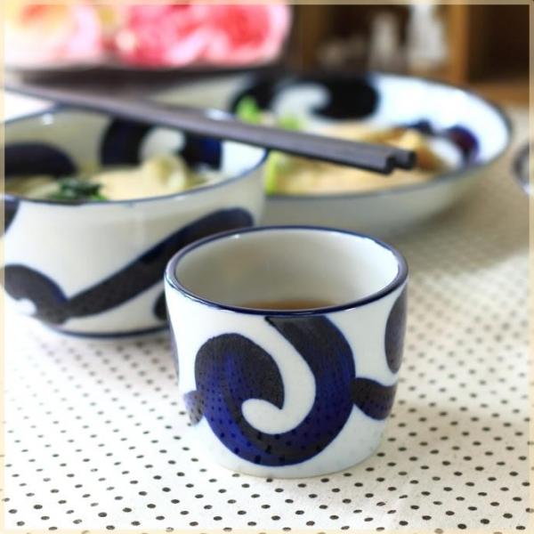 鳴門唐草 軽量ソバ千代口 国産 美濃焼 そば猪口 蕎麦猪口 そばちょこ ざる蕎麦 カップ マルチカッ...