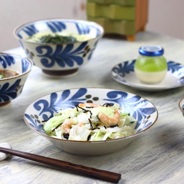 ぱいかじの風 炒めもの鉢 21.5cm 日本製 美濃焼 7.0深皿 パスタ皿 カレー皿 深皿 大皿 ...