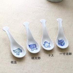 蓮華 レンゲ 3点セット /15cm/ 陶器 和食器 和風 染付柄 スプーン