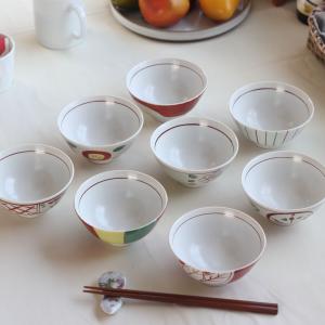 赤絵三善 料亭の飯碗 日本製 美濃焼 飯碗 ご...の詳細画像5