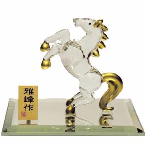 バカラ（Baccarat） クリスタルフィギュア ゾディアック 干支 馬 (午