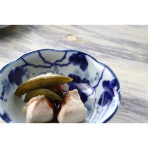 藍染ぶどう 高台デザート鉢 12cm 日本製 ...の詳細画像3