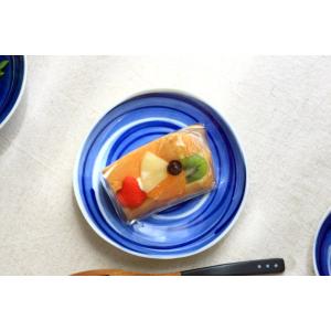 呉須刷毛目 三角取り皿 16.5cm 国産 美...の詳細画像4