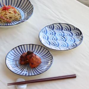 皿 中皿 取り皿 スカイブルー 5.0三角皿 16cm おしゃれ 和食器 業務用