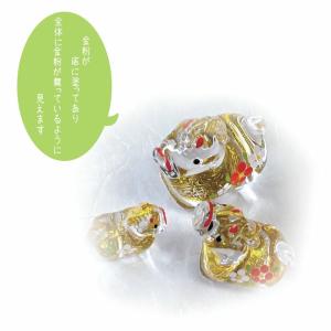 金富士山 E-30 ガラス 置物 置き物 おし...の詳細画像1