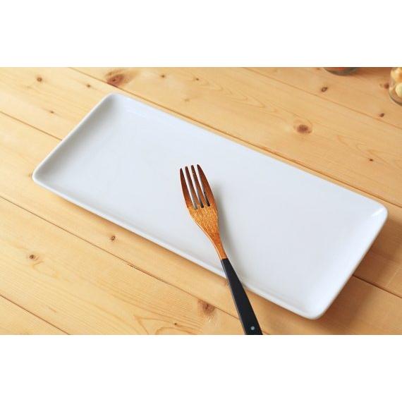 スクエア焼き魚プレート 32cm 日本製 美濃焼 スクエア プレート 長角皿 焼き物皿 秋刀魚皿 サ...