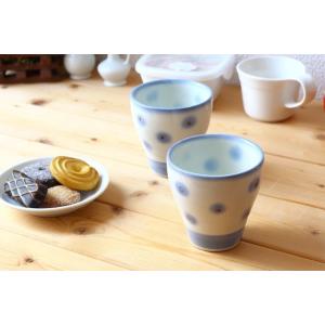 お母さんの水玉焼酎カップ 国産 美濃焼 かわい...の詳細画像1