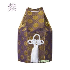 分骨袋 広金六角分骨袋 6寸壷用 緑 赤 紫 ...の詳細画像5