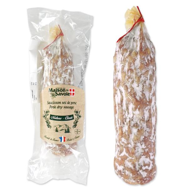 フランス産サラミ ソシソンセック　サヴォワ　ナチュール（プレーン） 200g (1本）［賞味期限：お...