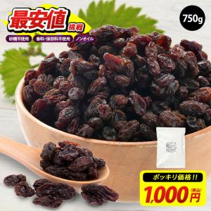 ★1,000円ポッキリ★ レーズン 750g カリフォルニア産 ノンオイル 食塩不使用 砂糖不使用【送料無料】［メール便］ 【3〜4営業日以内に出荷】