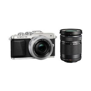オリンパス Olympus デジタル一眼カメラpen Lite E Pl7 Ezダブルズームキット シルバー 新品 即納