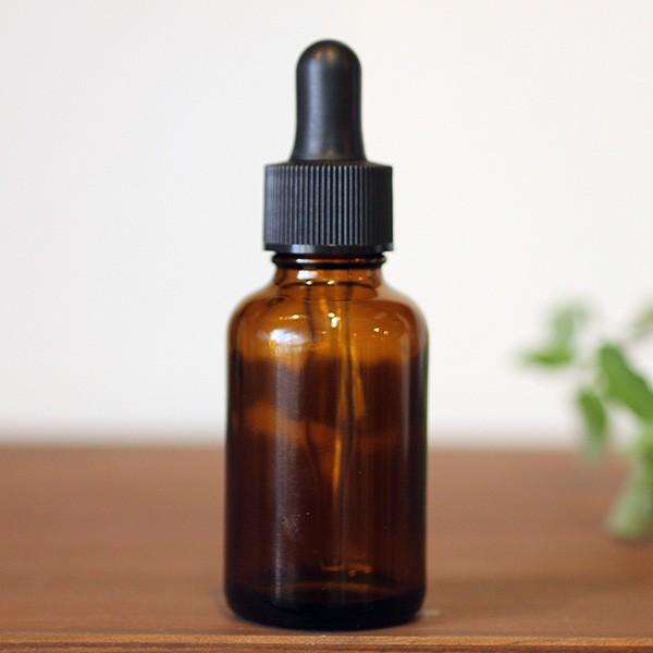 茶色　スポイトビン　30ml　アロマクラフト材料