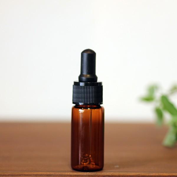 茶色　スポイトビン　10ml　アロマクラフト材料