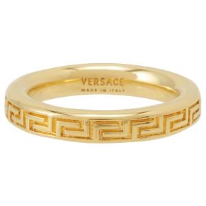 ヴェルサーチ VERSACE DG56785-DJMT-D00O 9号 エングレイブド グリークキー リング グレカモチーフ 指輪 日本サイズ8号 ゴールド ベルサーチ アクセサリー メ