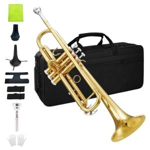 CEULA トランペット Bb調 Trumpet 初心者 9点セット 弱音器