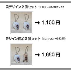 アクリルキーホルダー ペット 写真 かわいい ...の詳細画像1
