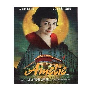 英語版チラシ／アメリ （A・トトゥ） 小型/正方形4折 : シネマ