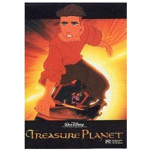 英語版チラシ／トレジャー・プラネット　（ハガキ大/4折）