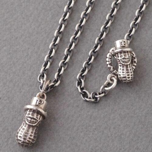 Peanuts&amp;Co.　MEDIUM PEANUTS/Silver ＋PEANUTS CHAIN/S...
