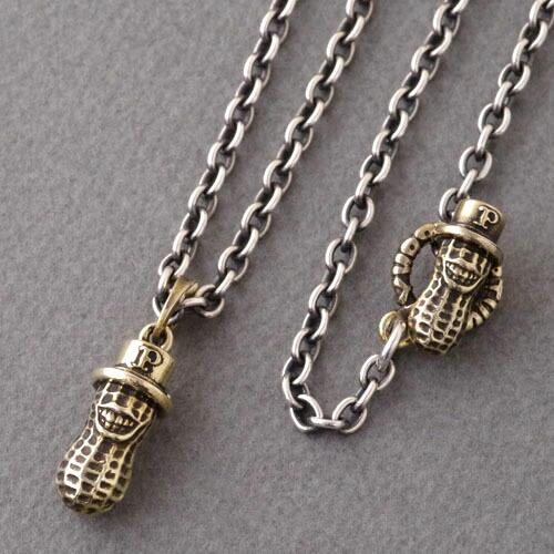 Peanuts&amp;Co.　MEDIUM PEANUTS/Brass＋PEANUTS CHAIN/Bra...